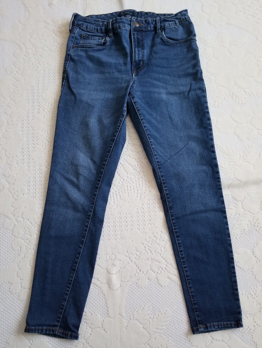 Aeropostale High Rise Skinny Jeans Classic Stretch Denim Size 14 Reg.